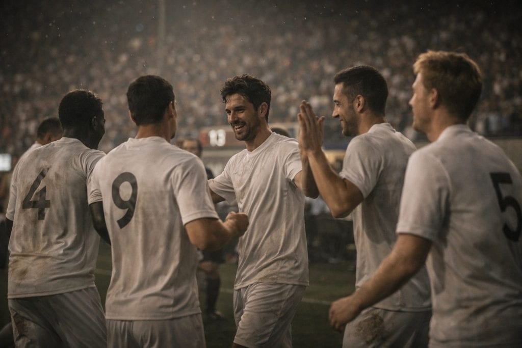 Cómo cambia el comportamiento del equipo cuando va ganando 1-0
